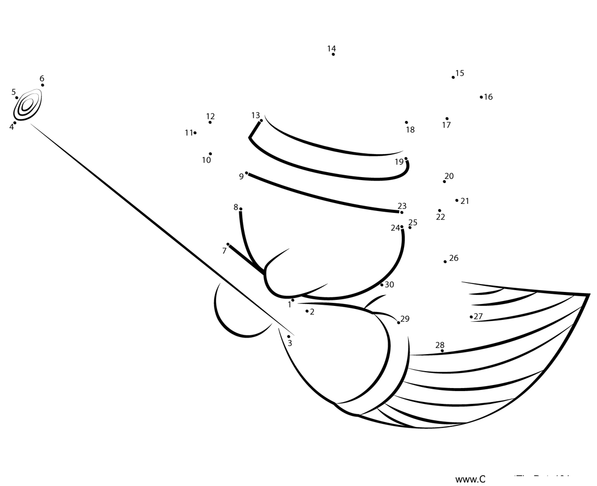 Broom-Hatter-Kirby dot to dot worksheets