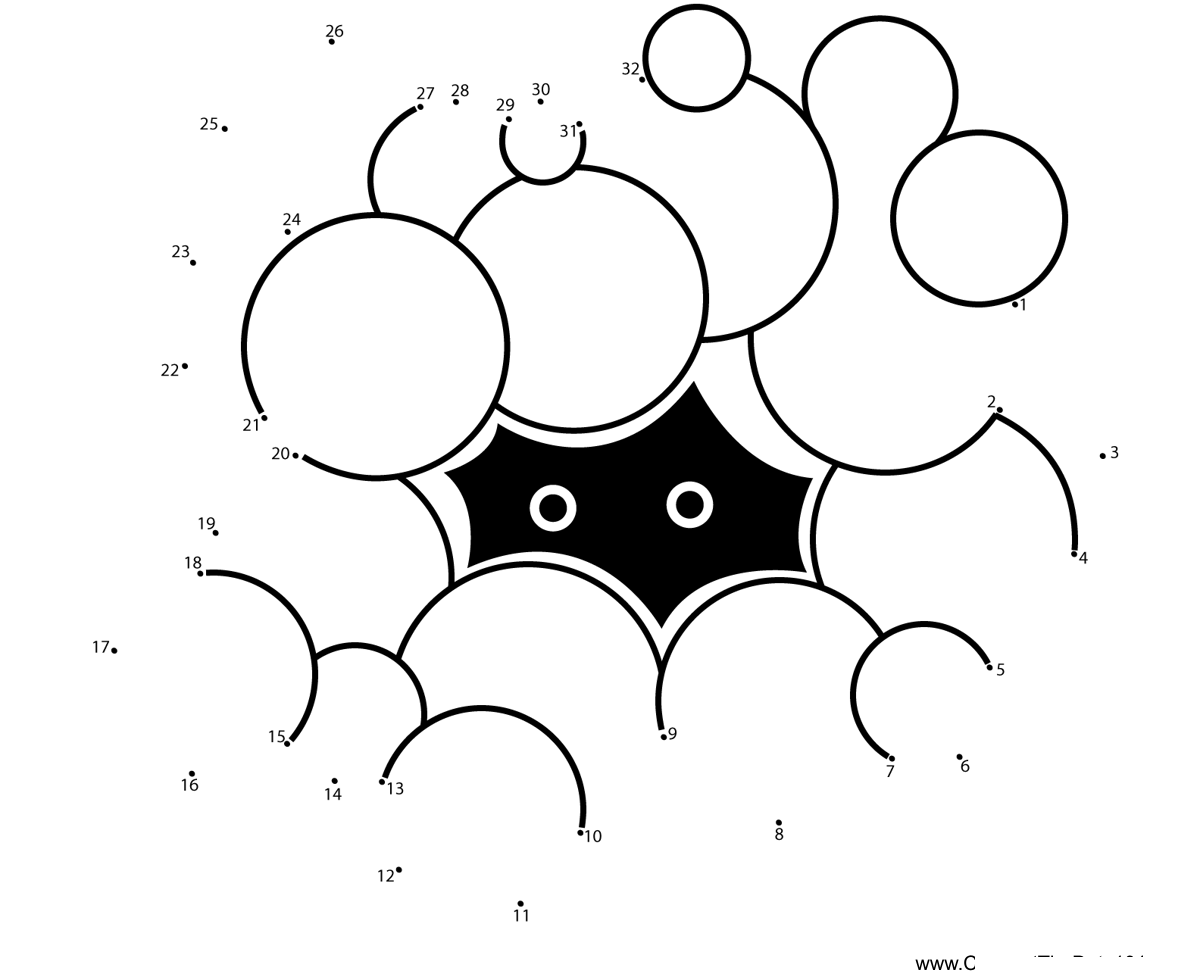 Buboo-Kirby printable dot to dot worksheet