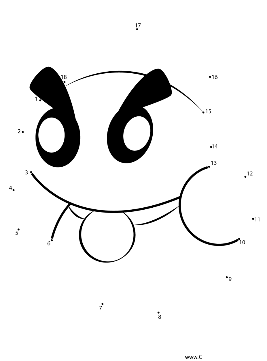 Chilly-Kirby printable dot to dot worksheet