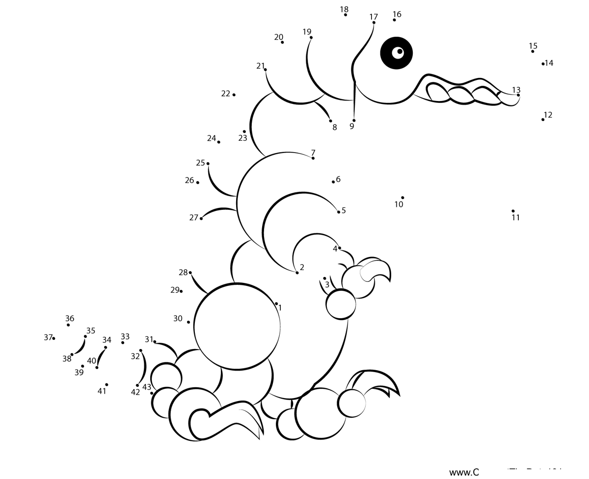 Freezy-Rex-Kirby printable dot to dot worksheet