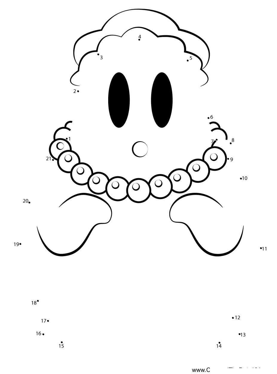 Hana-Kirby printable dot to dot worksheet