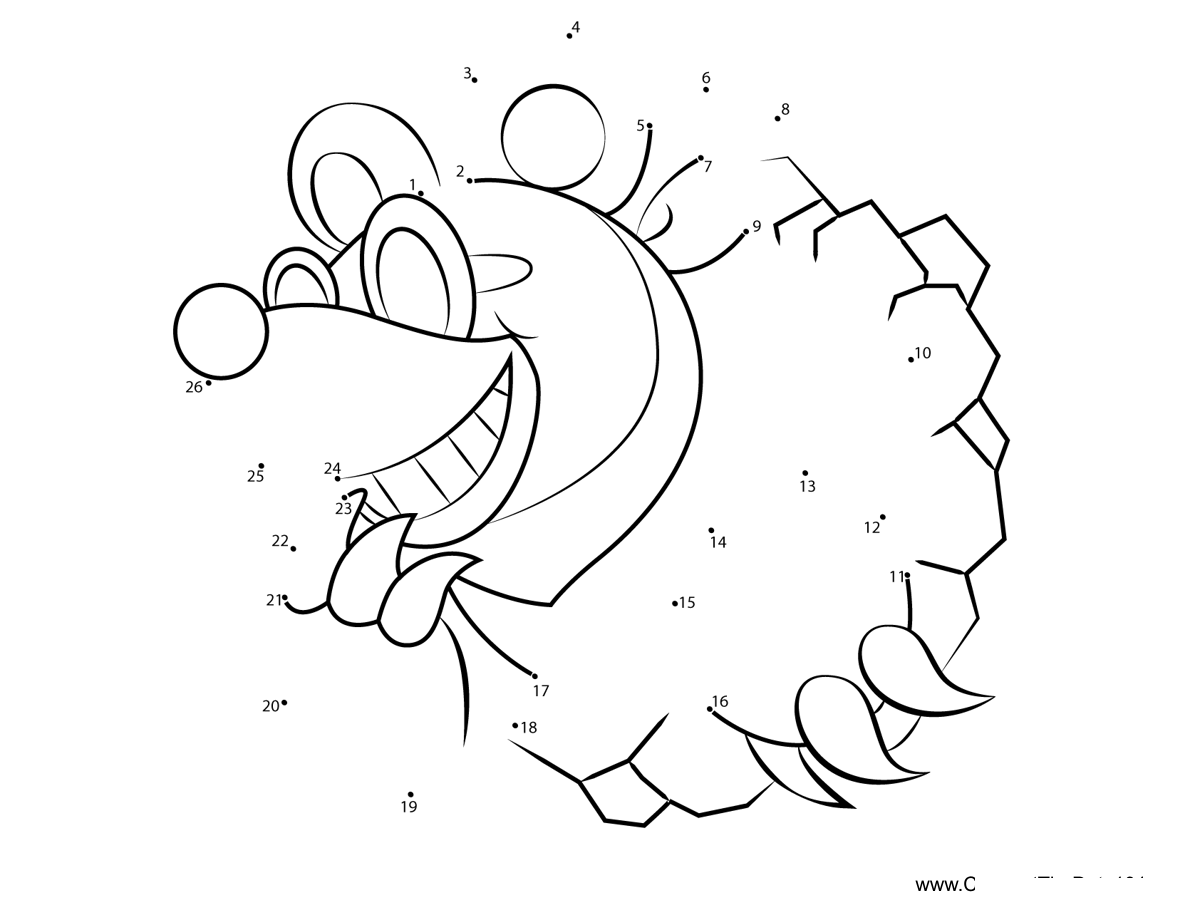 Moley-Kirby printable dot to dot worksheet