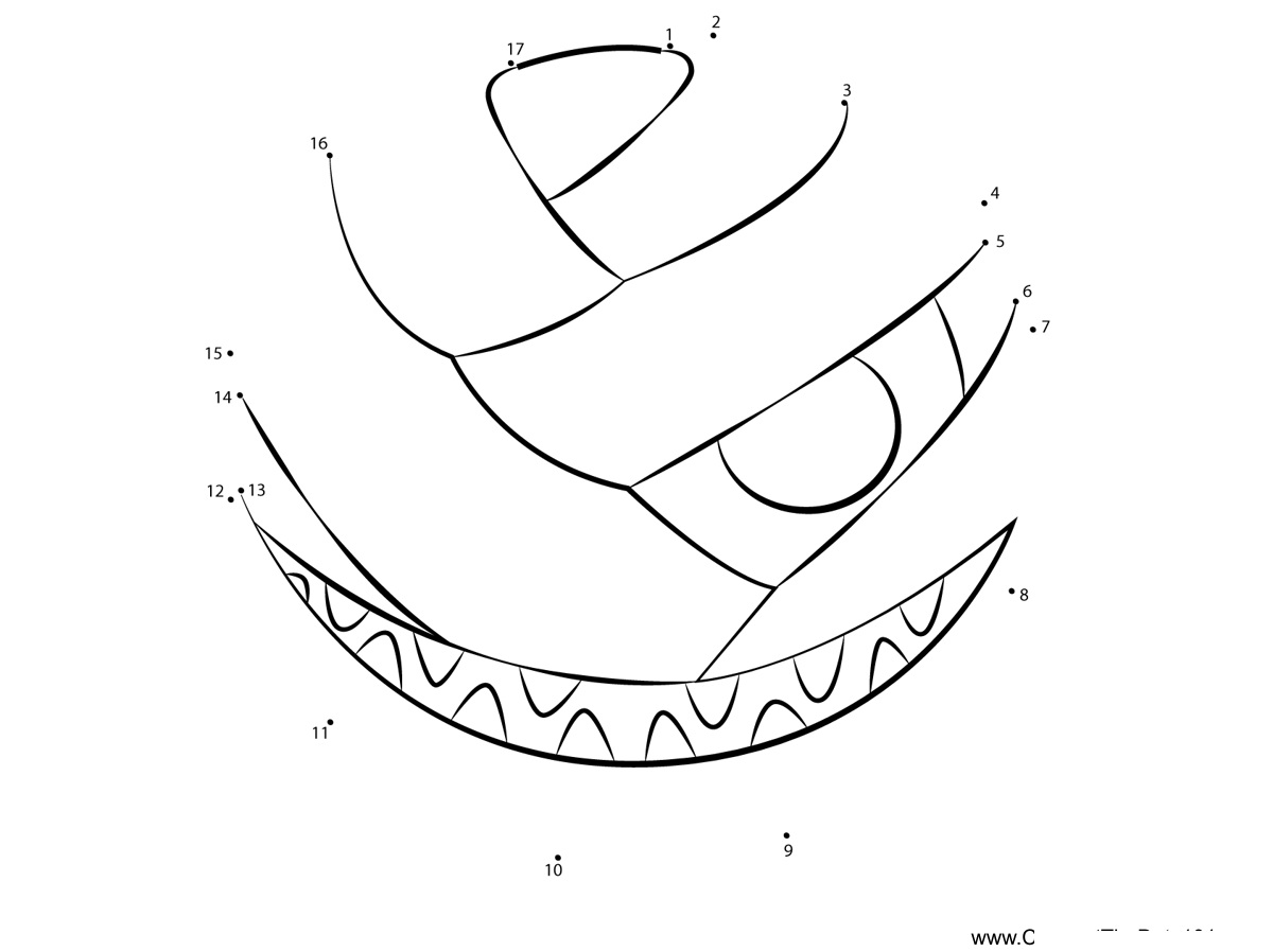 Mumbies-Kirby printable dot to dot worksheet