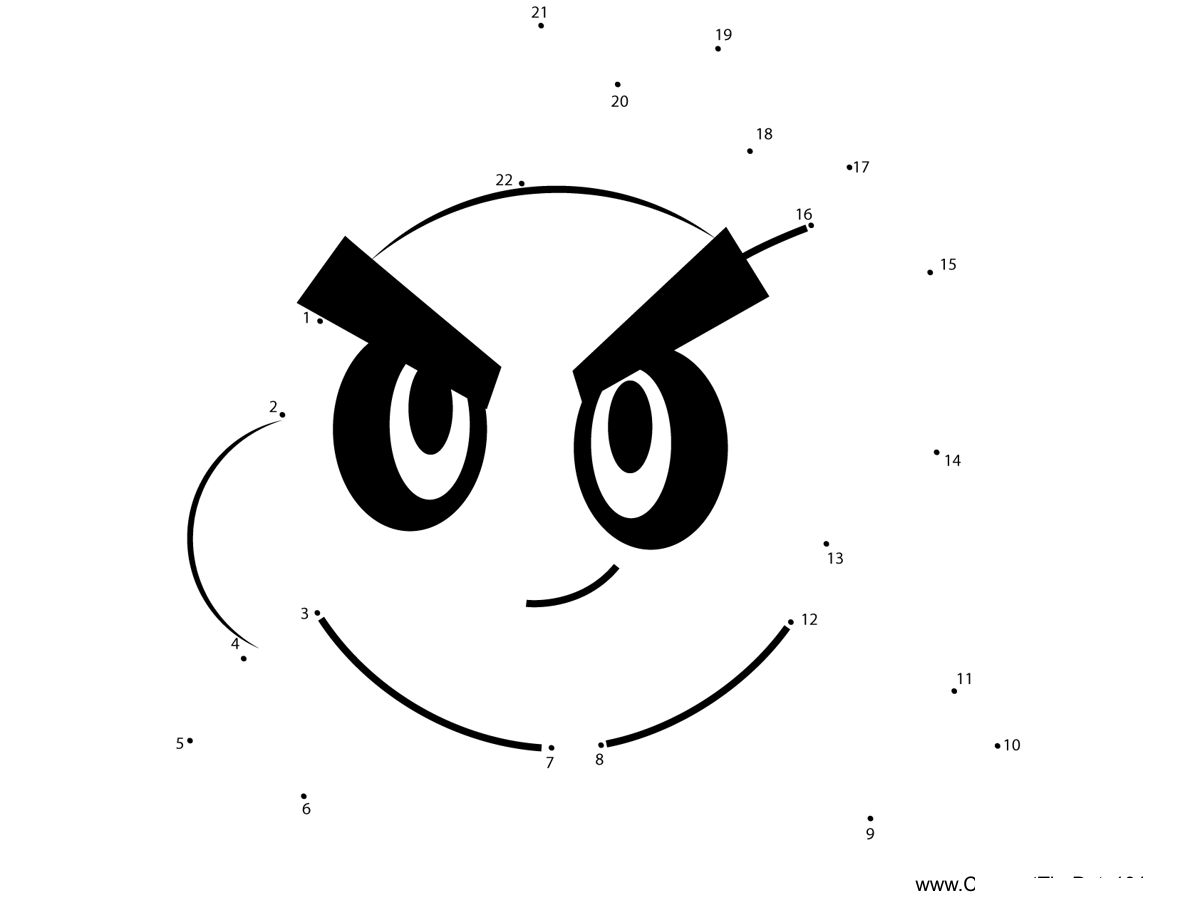 Prince-Fluff-Kirby printable dot to dot worksheet