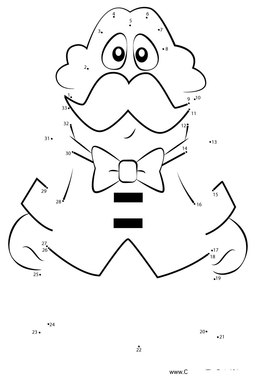 Sir-Ebrum-Kirby printable dot to dot worksheet