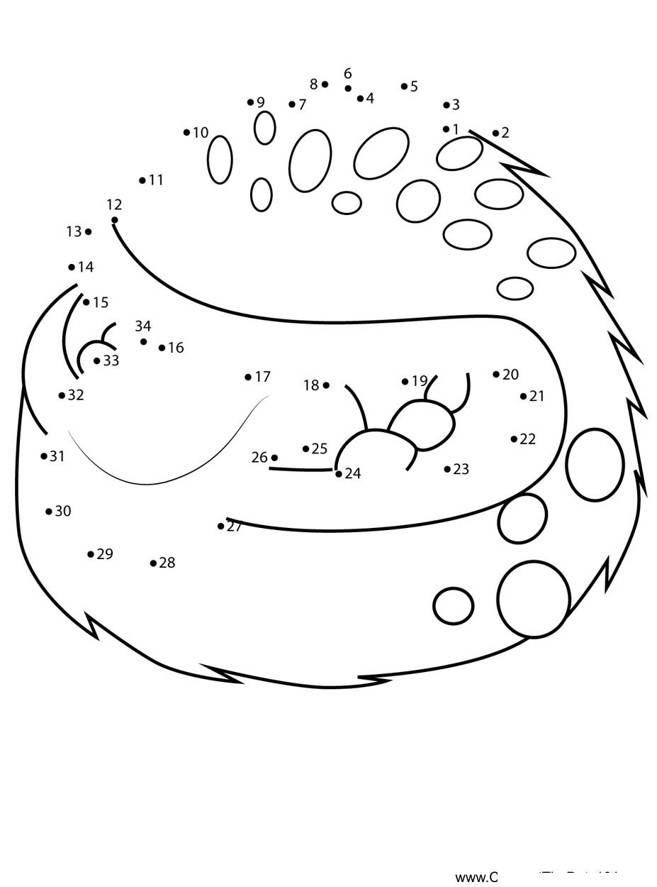 Maw-My-Singing-Monsters printable dot to dot worksheet