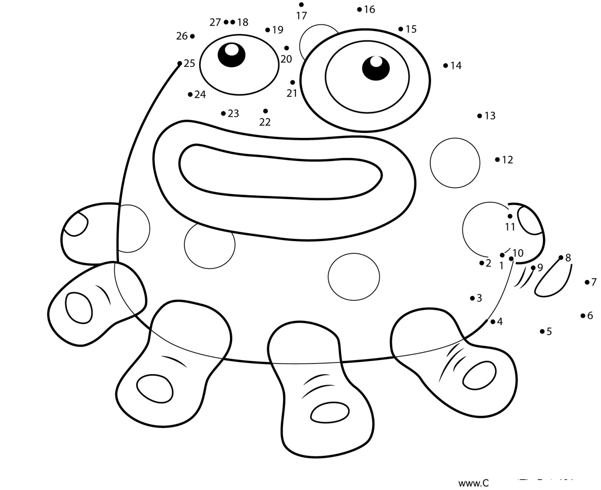 Toe-Jammer-My-Singing-Monsters printable dot to dot worksheet