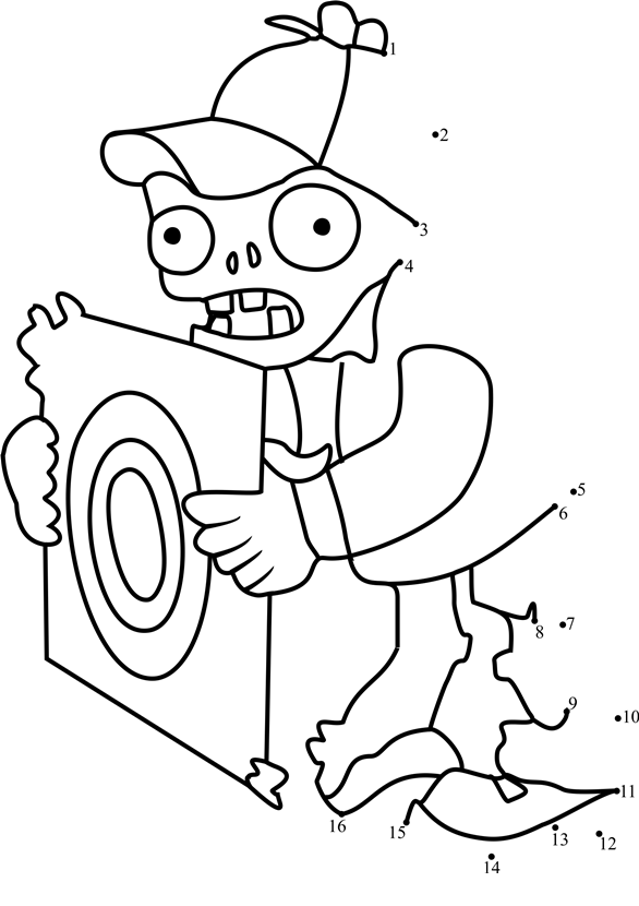 Target-Zombie-Dot-To-Dot printable dot to dot worksheet