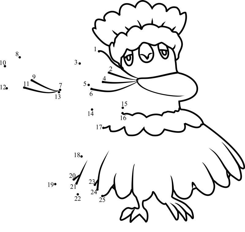 Oricorio---Pau-Style-Pokemon-Sun-And-Moon-Dot-To-Dot dot to dot worksheets