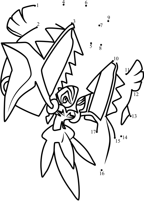 Tapu-Koko-Pokemon-Sun-And-Moon-Dot-To-Dot dot to dot worksheets