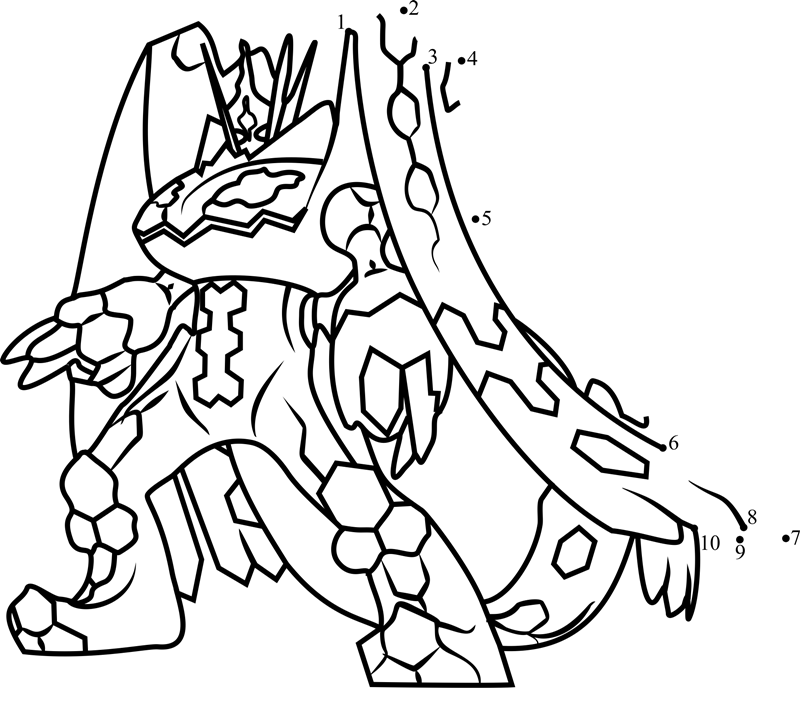 Zygarde-Complete-Forme-Pokemon-Sun-And-Moon-Dot-To-Dot dot to dot worksheets