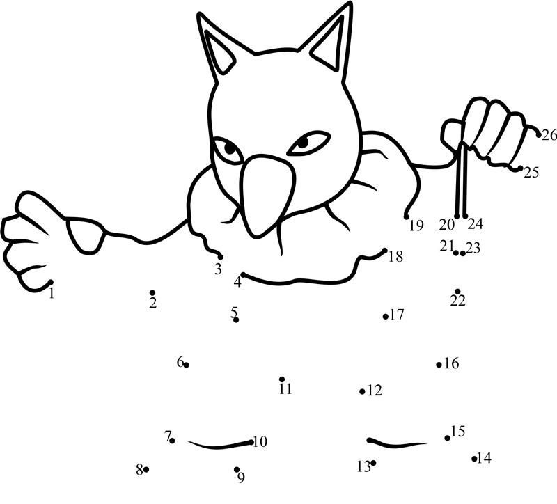 Hypno-Pokemon-Go-Dot-To-Dot printable dot to dot worksheet