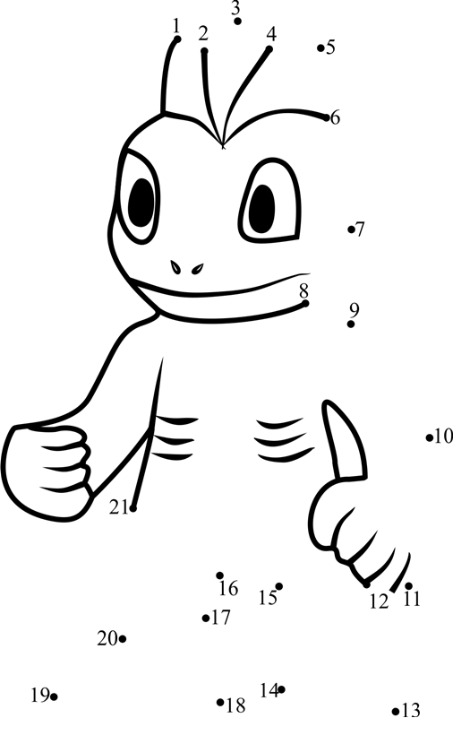 Machop-Pokemon-Go-Dot-To-Dot dot to dot worksheets