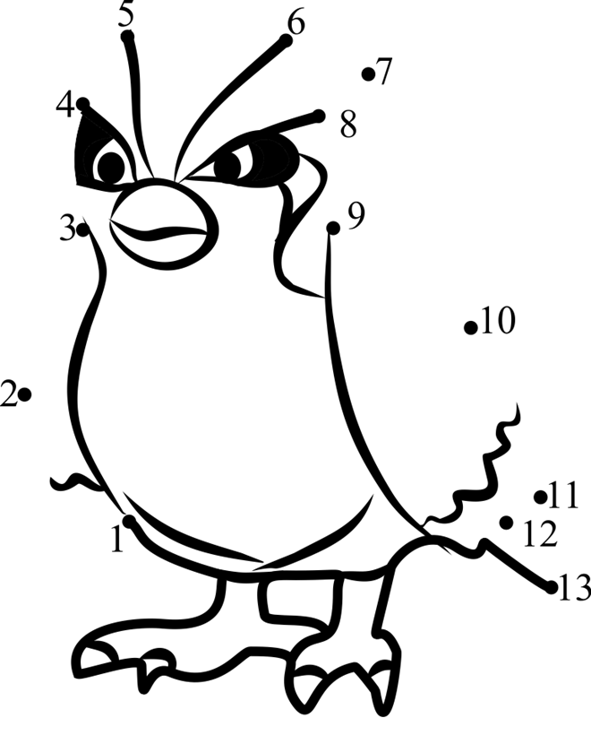 Pidgey-Pokemon-Go-Dot-To-Dot dot to dot worksheets