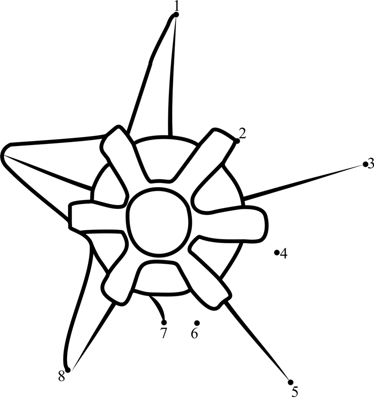 Staryu-Pokemon-Go-Dot-To-Dot printable dot to dot worksheet