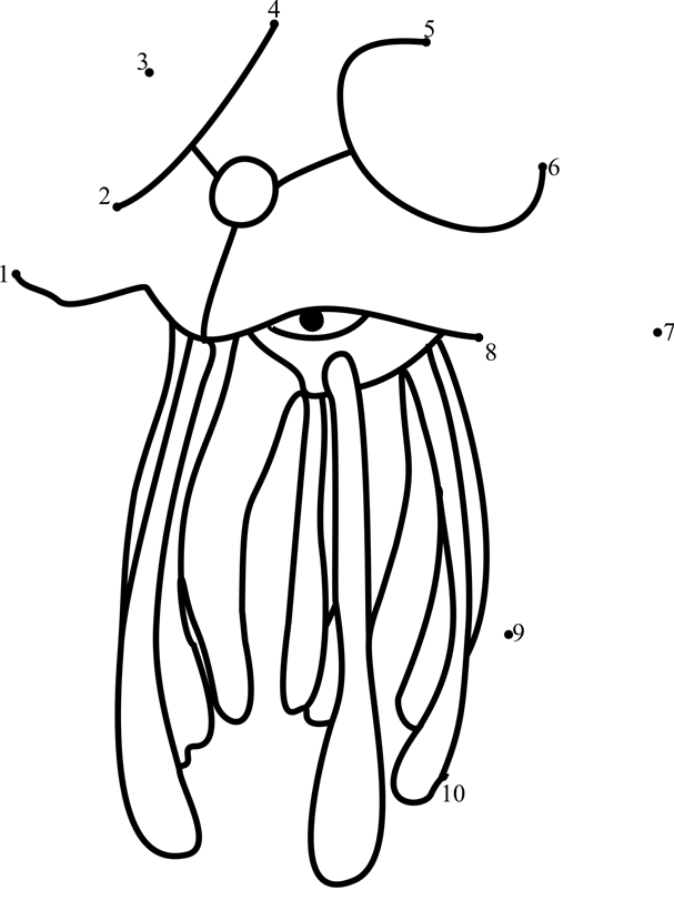 Tentacruel-Pokemon-Go-Dot-To-Dot printable dot to dot worksheet