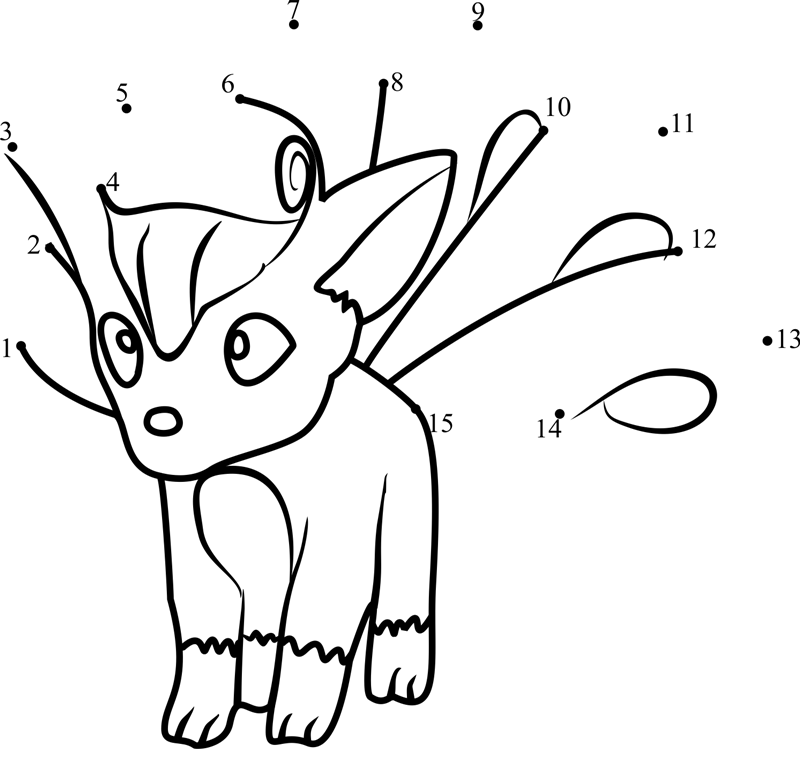 Vulpix-Pokemon-Go-Dot-To-Dot printable dot to dot worksheet