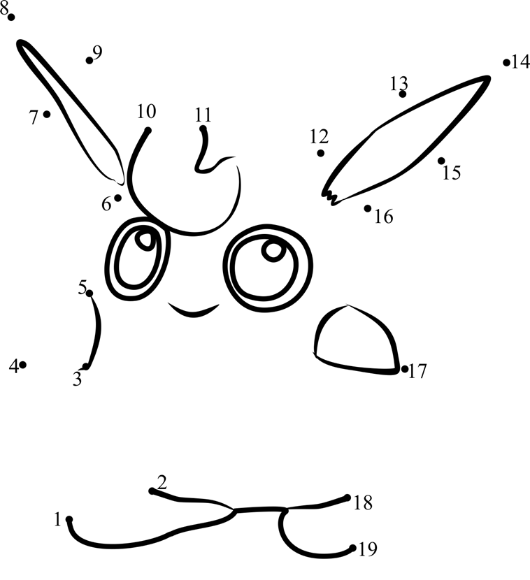 Wigglytuff-Pokemon-Go-Dot-To-Dot dot to dot worksheets