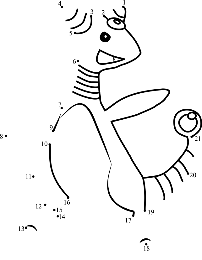 Pokemon-Ampharos-Dot-To-Dot printable dot to dot worksheet