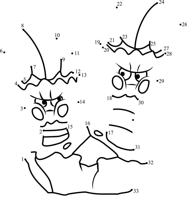 Pokemon-Binacle-Dot-To-Dot printable dot to dot worksheet