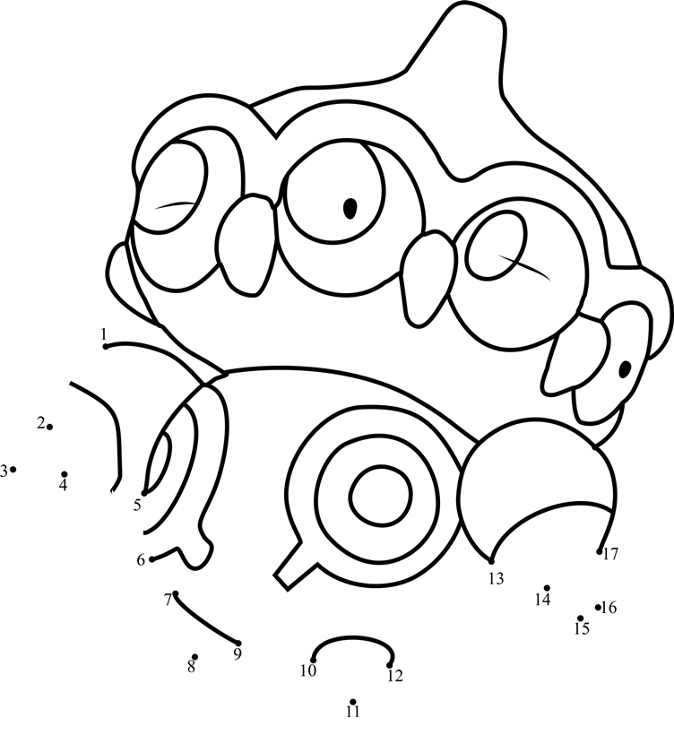 Pokemon-Claydol-Dot-To-Dot dot to dot worksheets