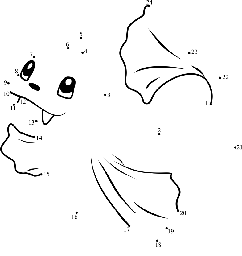 Pokemon-Dewgong-Dot-To-Dot printable dot to dot worksheet