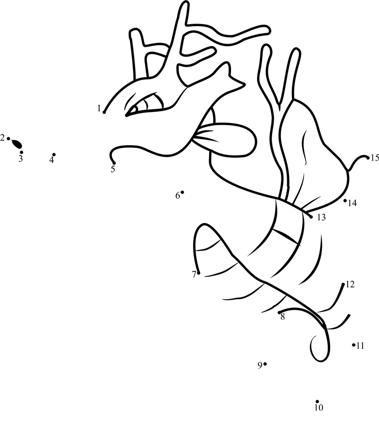 Pokemon-Kingdra-Dot-To-Dot printable dot to dot worksheet