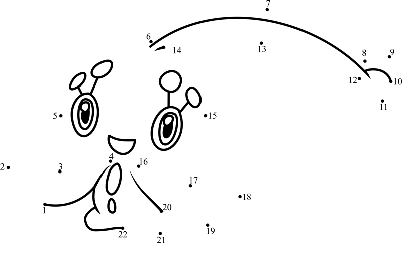 Pokemon-Manaphy-Dot-To-Dot dot to dot worksheets