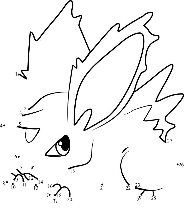 Pokemon-Nidoran-Dot-To-Dot dot to dot worksheets