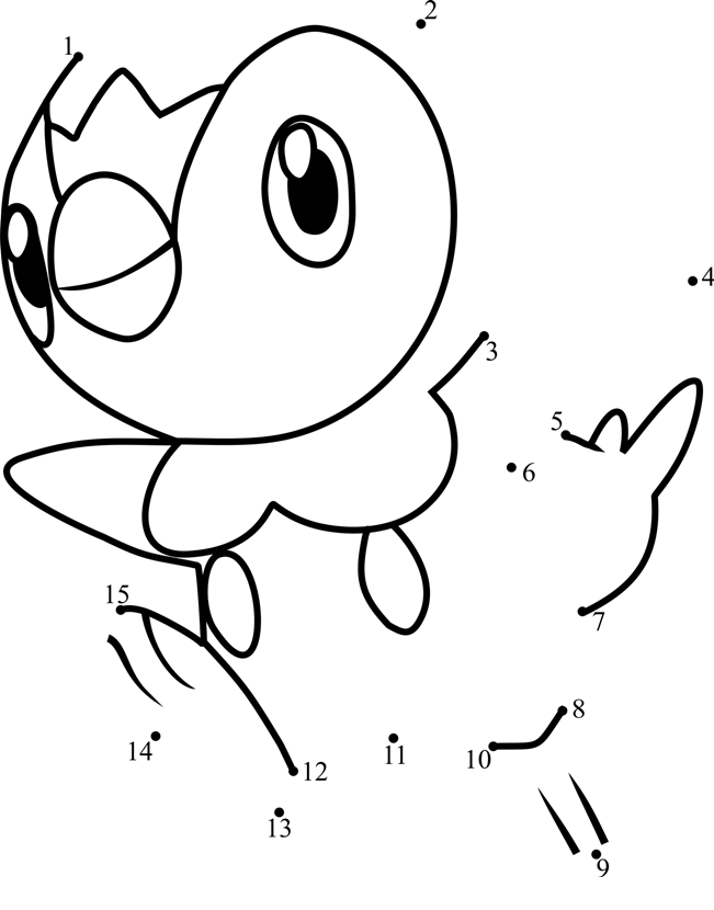 Pokemon-Piplup-Dot-To-Dot printable dot to dot worksheet