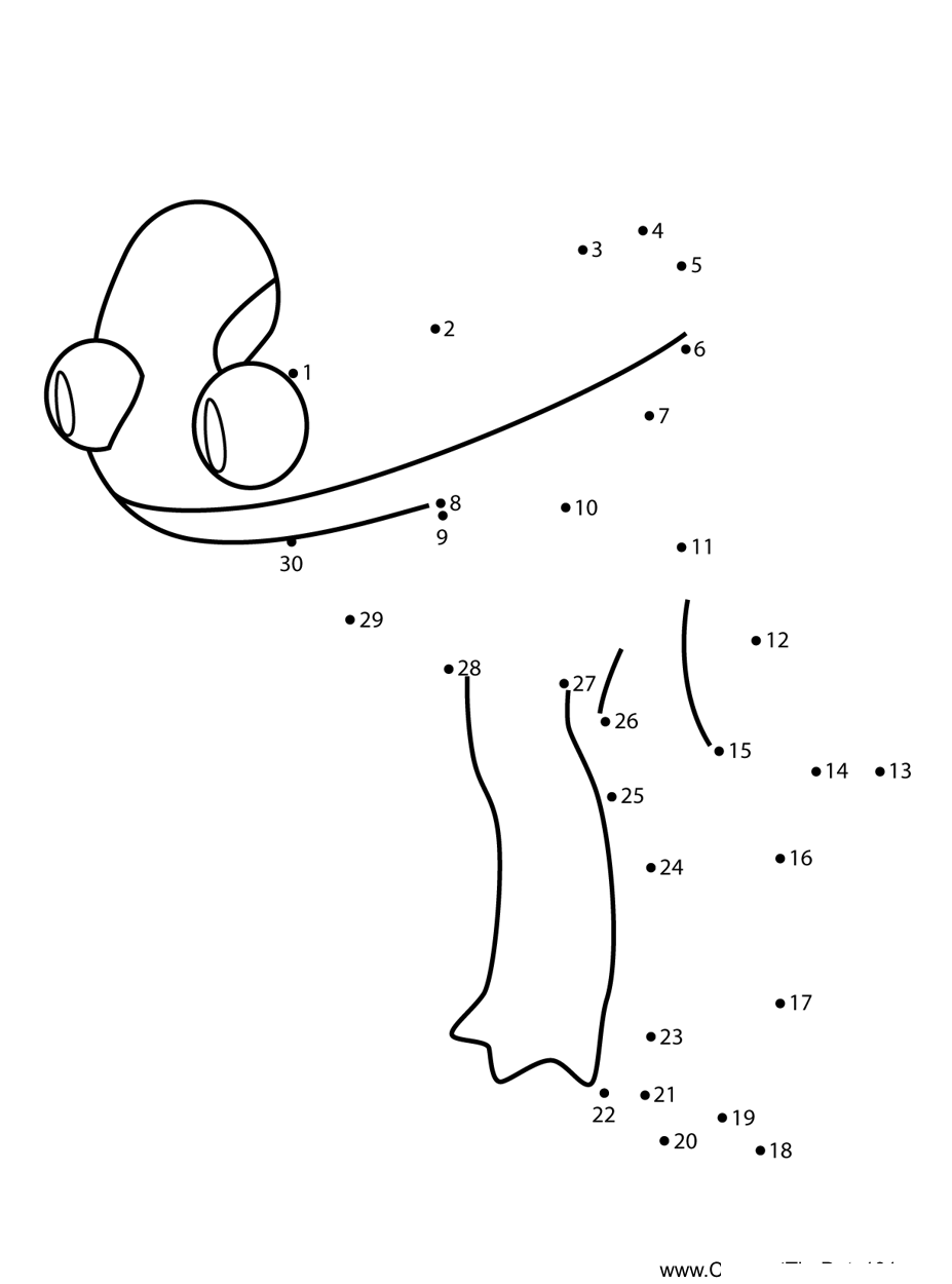 Cyan-Rainbow-Friends printable dot to dot worksheet