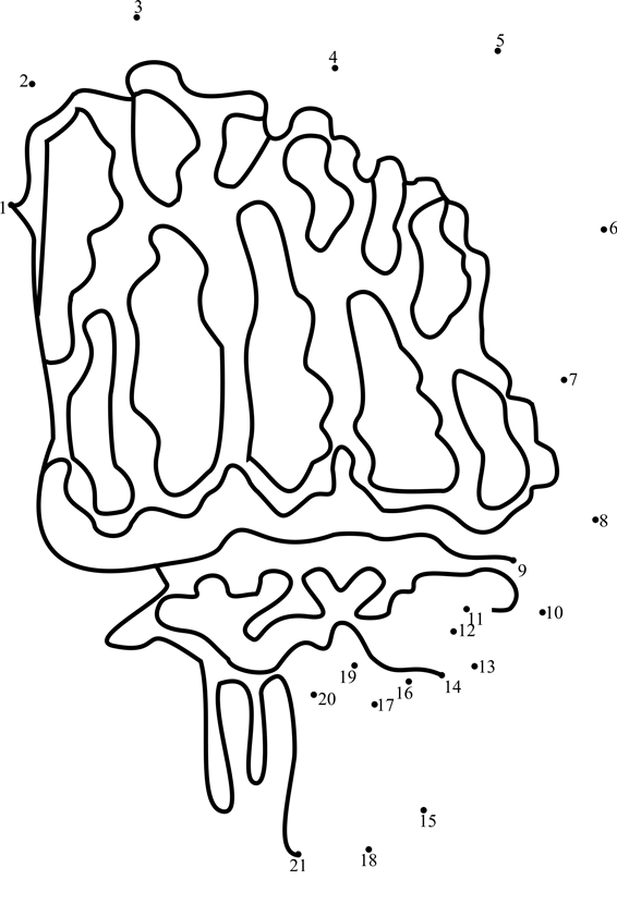 Big-Mouth-Dot-To-Dot printable dot to dot worksheet