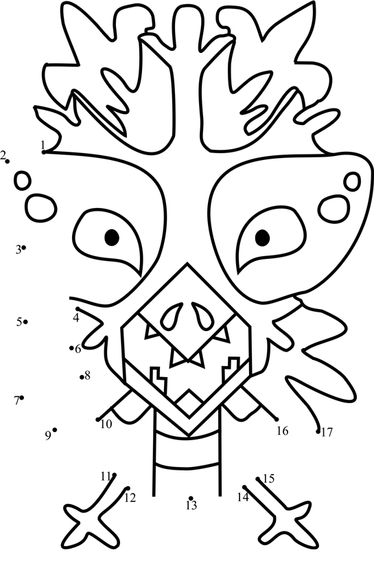 Snowdrake-Dot-To-Dot dot to dot worksheets