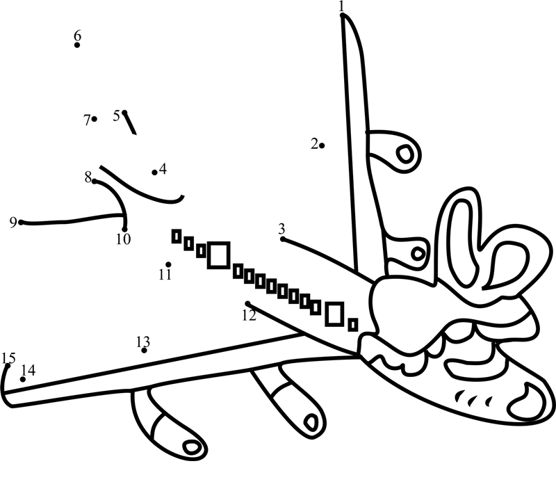 Tsunderplane-Dot-To-Dot dot to dot worksheets