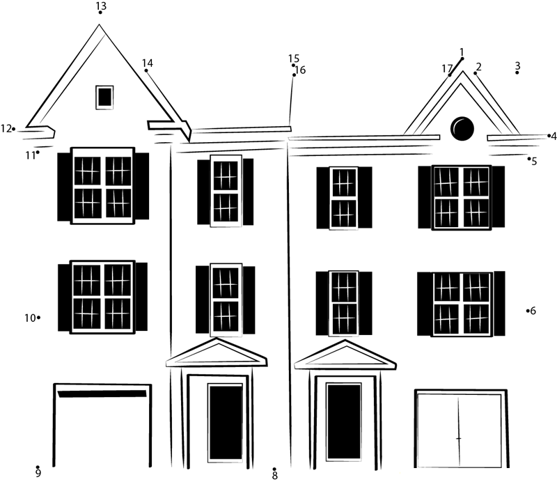 Capitol Gateway printable dot to dot worksheet