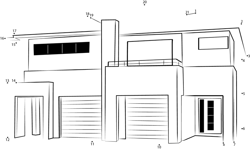 Duplex House In Hyderabad printable dot to dot worksheet