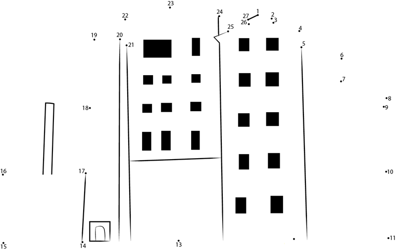 Steel Factory printable dot to dot worksheet