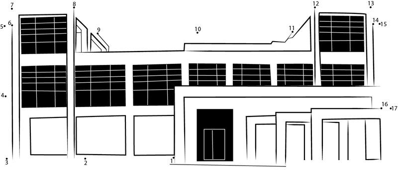 Drury Hotel dot to dot worksheets