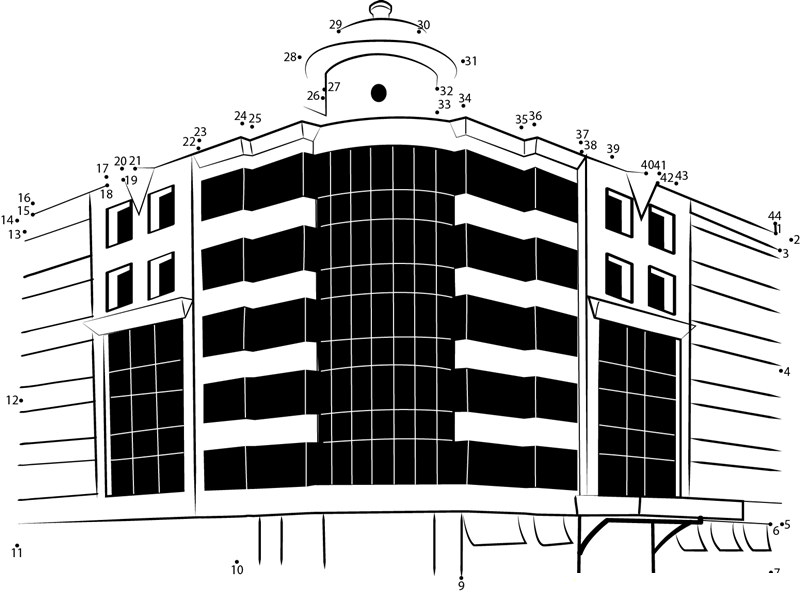 Marriott India printable dot to dot worksheet