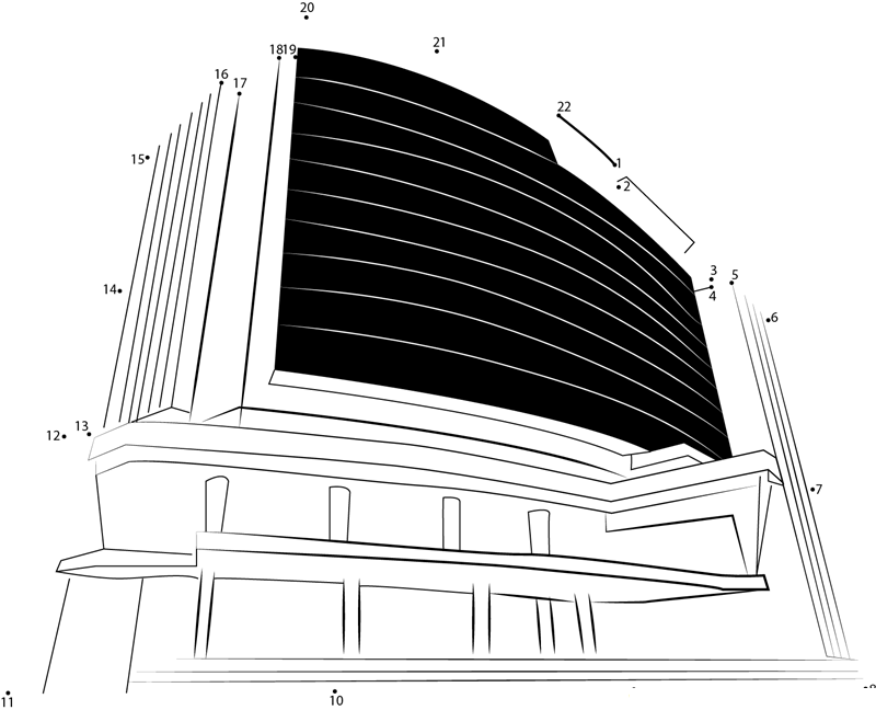 Sofitel Mumbai Bkc Hotel printable dot to dot worksheet