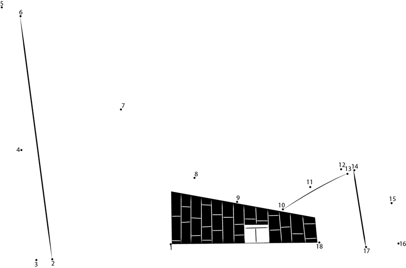 Arken Museum printable dot to dot worksheet