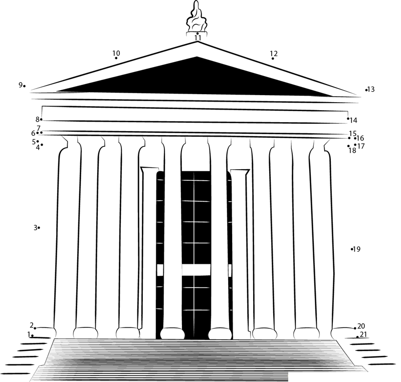 Field Museum Of Natural History printable dot to dot worksheet