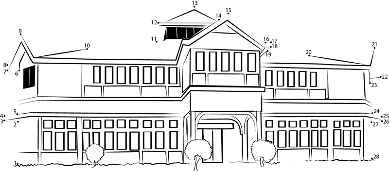 Himachal Museum printable dot to dot worksheet