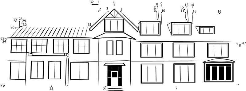 Kingsmead School printable dot to dot worksheet