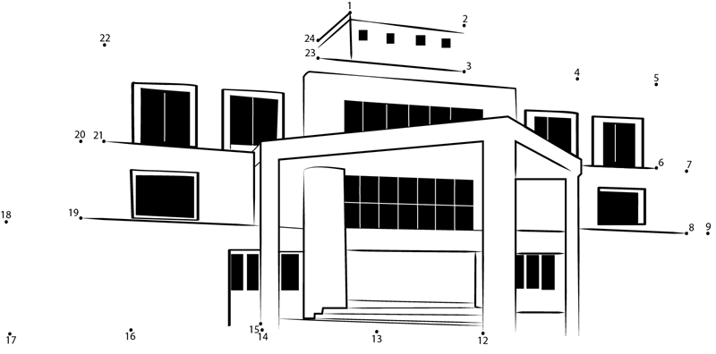 Nutan Marathi Vidyalaya High School printable dot to dot worksheet