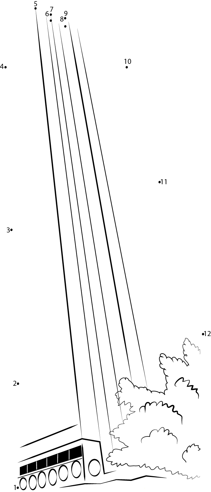 Central City Skyscraper dot to dot worksheets