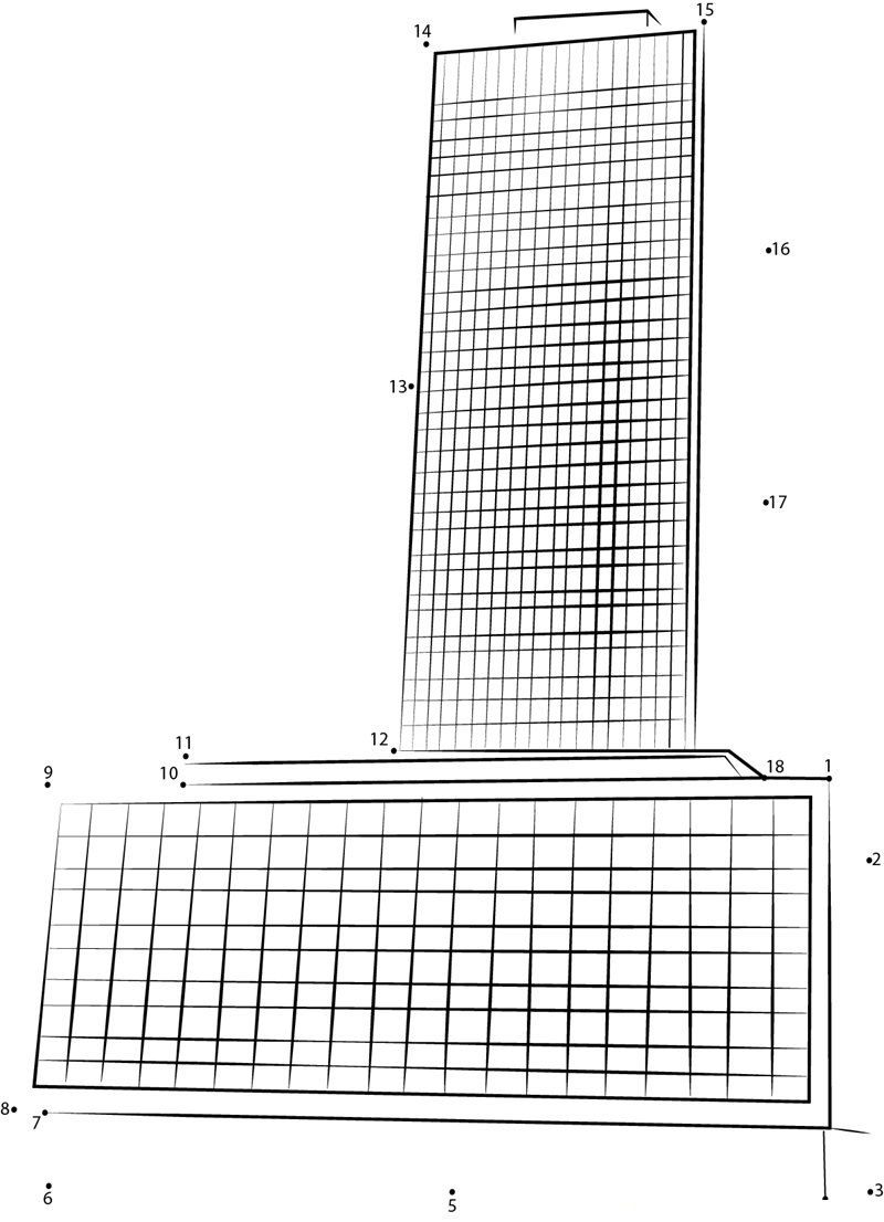 City County Building dot to dot worksheets