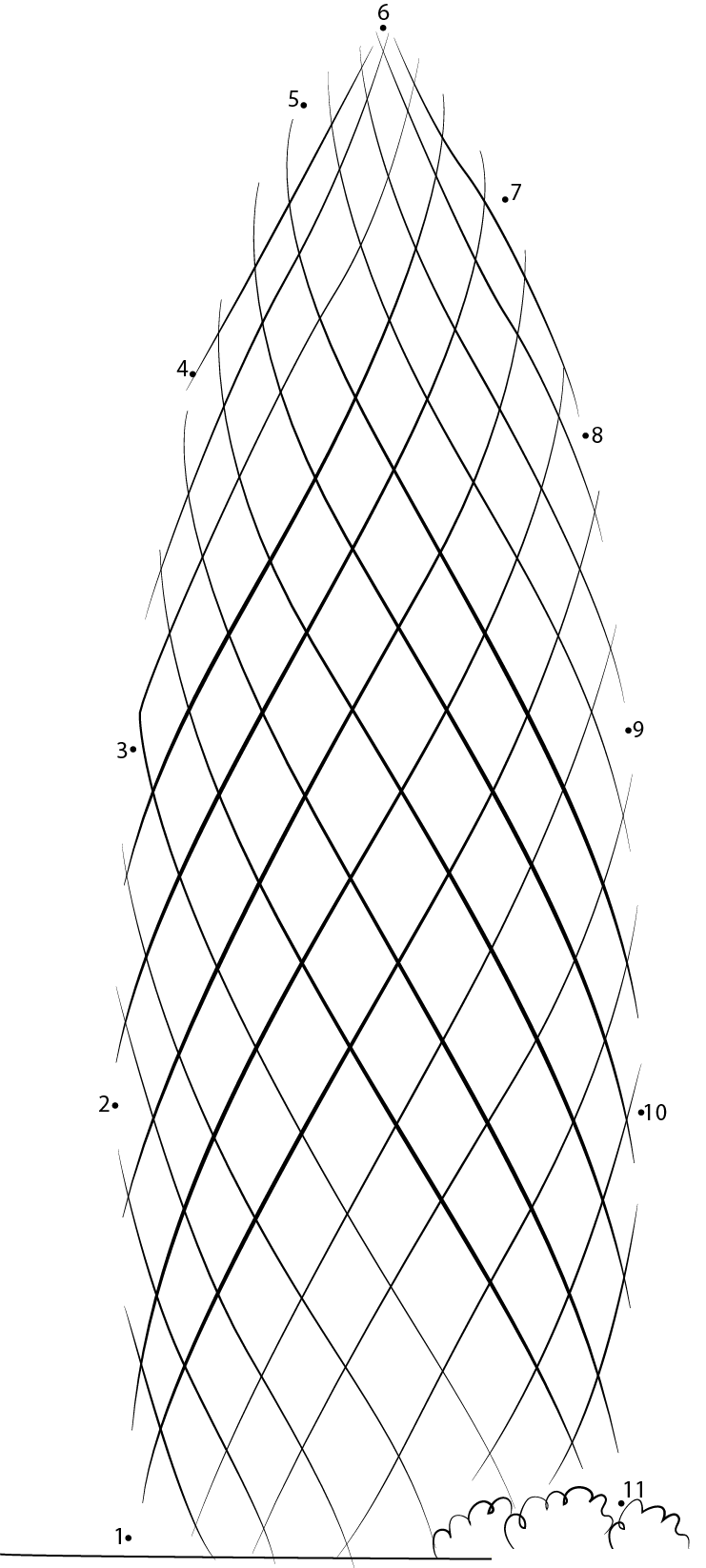 London City printable dot to dot worksheet