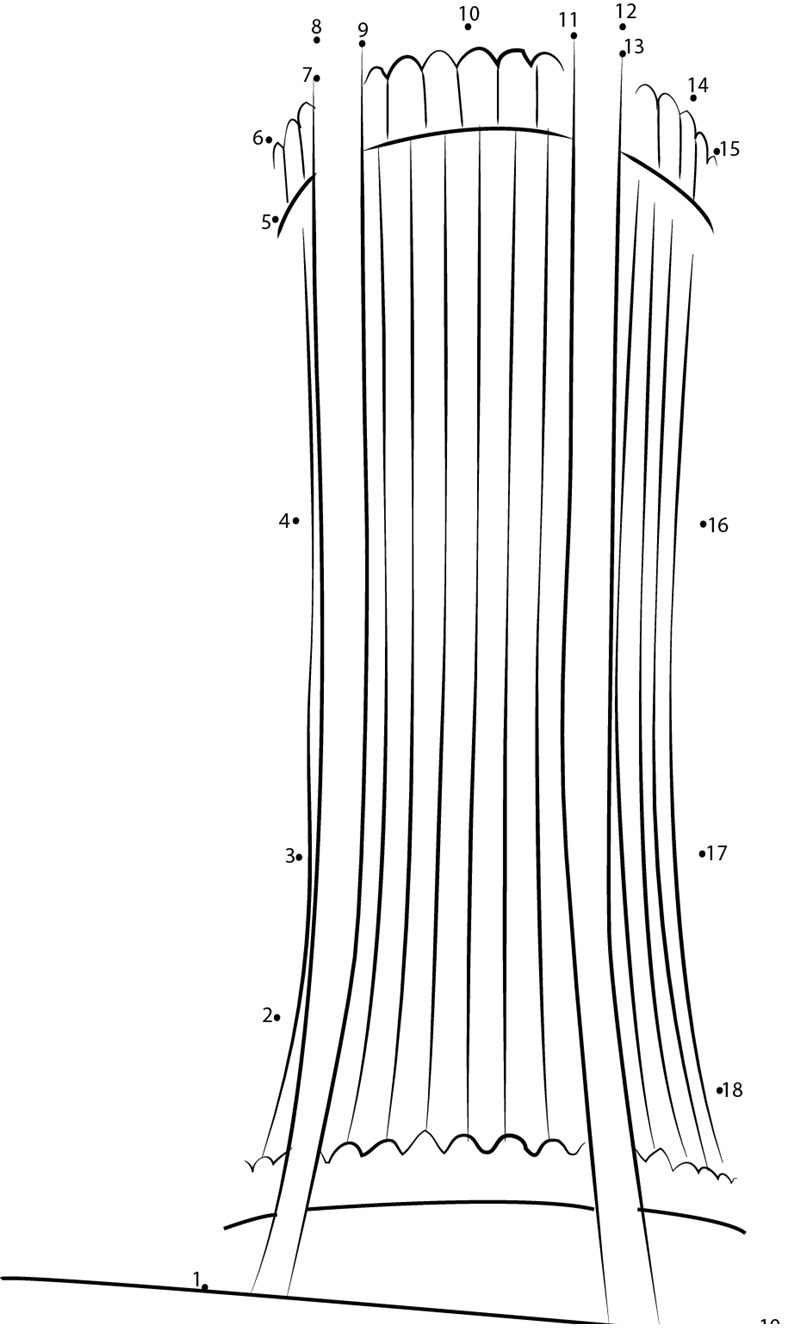 Skyscraper Hotels dot to dot worksheets