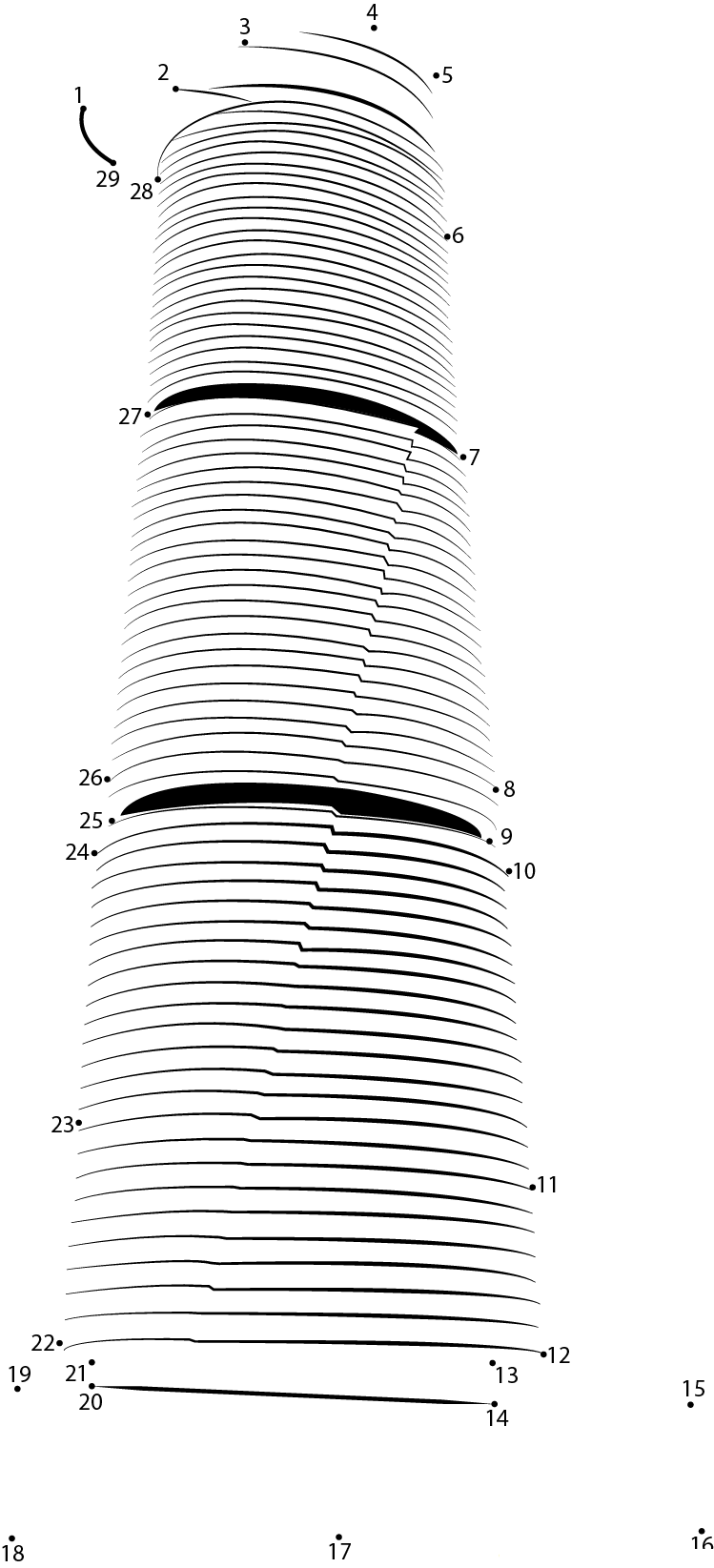 The Willis Tower Skyscraper dot to dot worksheets